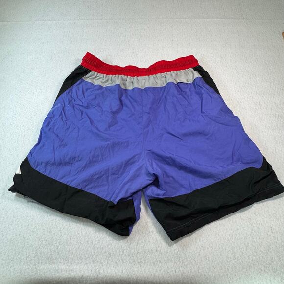 Nike Throwback Basketball Shorts XXL Purple Red Grey Black 90s Vibes Retro - Picture 9 of 11